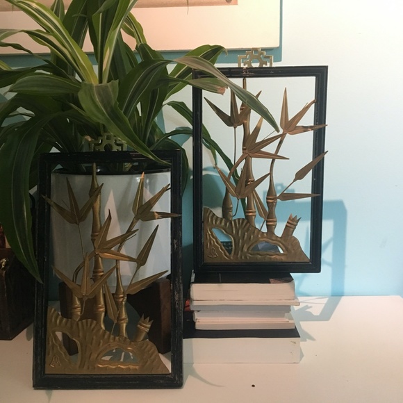 BAMBOO INSPIRED ART FRAMES SET OF 2 - Picture 7 of 7